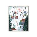 Picture of Winter Ski Resort _GroupedProduct_Rectangle_Portrait_Canvas_Framed_