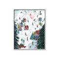 Picture of Winter Ski Resort _GroupedProduct_Rectangle_Portrait_Canvas_Framed_