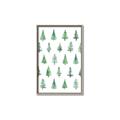 Picture of Christmas Trees _GroupedProduct_Rectangle_Portrait_Canvas_Framed_
