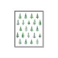 Picture of Christmas Trees _GroupedProduct_Rectangle_Portrait_Canvas_Framed_