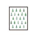 Picture of Christmas Trees _GroupedProduct_Rectangle_Portrait_Canvas_Framed_