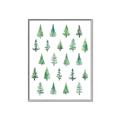 Picture of Christmas Trees _GroupedProduct_Rectangle_Portrait_Canvas_Framed_