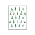 Picture of Christmas Trees _GroupedProduct_Rectangle_Portrait_Canvas_Framed_