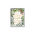 Picture of Holiday Wishes Wreath _GroupedProduct_Rectangle_Portrait_Canvas_Framed_