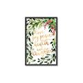 Picture of Holiday Wishes Wreath _GroupedProduct_Rectangle_Portrait_Canvas_Framed_