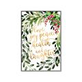 Picture of Holiday Wishes Wreath _GroupedProduct_Rectangle_Portrait_Canvas_Framed_