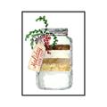 Picture of Holiday Cookies in a Jar _GroupedProduct_Rectangle_Portrait_Canvas_Framed_