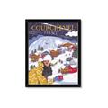 Picture of Christmas in Courchevel, France _GroupedProduct_Rectangle_Portrait_Framed_Matted_