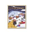 Picture of Christmas in Courchevel, France _GroupedProduct_Rectangle_Portrait_Framed_Matted_