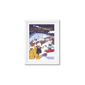 Picture of Christmas in Courchevel, France _GroupedProduct_Rectangle_Portrait_Framed_Matted_