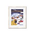 Picture of Christmas in Courchevel, France _GroupedProduct_Rectangle_Portrait_Framed_Matted_
