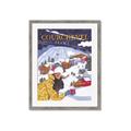 Picture of Christmas in Courchevel, France _GroupedProduct_Rectangle_Portrait_Framed_Matted_