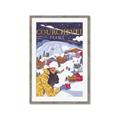 Picture of Christmas in Courchevel, France _GroupedProduct_Rectangle_Portrait_Framed_Matted_