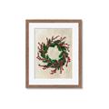 Picture of Holly Wreath _GroupedProduct_Rectangle_Portrait_Framed_Matted_