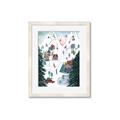 Picture of Winter Ski Resort _GroupedProduct_Rectangle_Portrait_Framed_Matted_