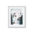 Picture of Winter Ski Resort _GroupedProduct_Rectangle_Portrait_Framed_Matted_