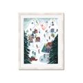 Picture of Winter Ski Resort _GroupedProduct_Rectangle_Portrait_Framed_Matted_