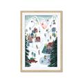 Picture of Winter Ski Resort _GroupedProduct_Rectangle_Portrait_Framed_Matted_