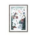 Picture of Winter Ski Resort _GroupedProduct_Rectangle_Portrait_Framed_Matted_