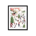 Picture of Mountain Ski Village _GroupedProduct_Rectangle_Portrait_Framed_Matted_