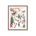 Picture of Mountain Ski Village _GroupedProduct_Rectangle_Portrait_Framed_Matted_