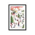 Picture of Mountain Ski Village _GroupedProduct_Rectangle_Portrait_Framed_Matted_