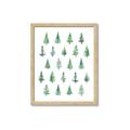 Picture of Christmas Trees _GroupedProduct_Rectangle_Portrait_Framed_Matted_