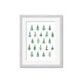 Picture of Christmas Trees _GroupedProduct_Rectangle_Portrait_Framed_Matted_