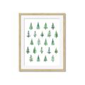 Picture of Christmas Trees _GroupedProduct_Rectangle_Portrait_Framed_Matted_