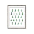 Picture of Christmas Trees _GroupedProduct_Rectangle_Portrait_Framed_Matted_