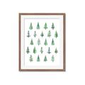 Picture of Christmas Trees _GroupedProduct_Rectangle_Portrait_Framed_Matted_
