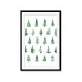Picture of Christmas Trees _GroupedProduct_Rectangle_Portrait_Framed_Matted_