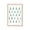 Picture of Christmas Trees _GroupedProduct_Rectangle_Portrait_Framed_Matted_