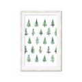 Picture of Christmas Trees _GroupedProduct_Rectangle_Portrait_Framed_Matted_
