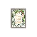 Picture of Holiday Wishes Wreath _GroupedProduct_Rectangle_Portrait_Framed_Matted_