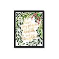 Picture of Holiday Wishes Wreath _GroupedProduct_Rectangle_Portrait_Framed_Matted_