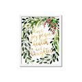 Picture of Holiday Wishes Wreath _GroupedProduct_Rectangle_Portrait_Framed_Matted_