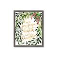 Picture of Holiday Wishes Wreath _GroupedProduct_Rectangle_Portrait_Framed_Matted_