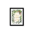 Picture of Holiday Wishes Wreath _GroupedProduct_Rectangle_Portrait_Framed_Matted_