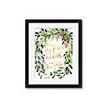 Picture of Holiday Wishes Wreath _GroupedProduct_Rectangle_Portrait_Framed_Matted_