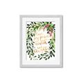 Picture of Holiday Wishes Wreath _GroupedProduct_Rectangle_Portrait_Framed_Matted_