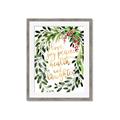 Picture of Holiday Wishes Wreath _GroupedProduct_Rectangle_Portrait_Framed_Matted_