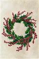 Picture of Holly Wreath _GroupedProduct_Rectangle_Portrait_Unframed_Print_Only_