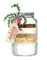 Picture of Holiday Cookies in a Jar _GroupedProduct_Rectangle_Portrait_Unframed_Print_Only_