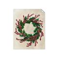 Picture of Holly Wreath _GroupedProduct_Rectangle_Portrait_Unframed_Print_Only_