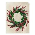 Picture of Holly Wreath _GroupedProduct_Rectangle_Portrait_Unframed_Print_Only_