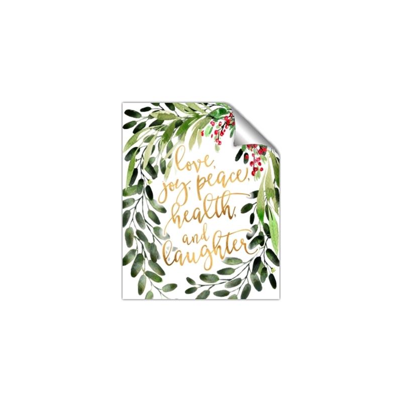 Picture of Holiday Wishes Wreath _GroupedProduct_Rectangle_Portrait_Unframed_Print_Only_