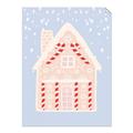 Picture of Blue Gingerbread House _GroupedProduct_Rectangle_Portrait_Unframed_Print_Only_