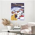 Picture of Christmas in Courchevel, France _GroupedProduct_Rectangle_Portrait_Canvas_