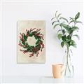 Picture of Holly Wreath _GroupedProduct_Rectangle_Portrait_Canvas_